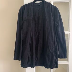 Black Cardigan - 57% Cotton / Polyester